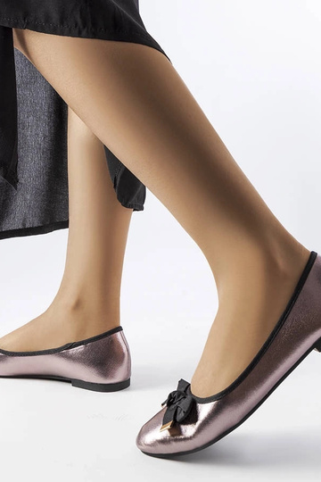 Ballerines métallisées... 2