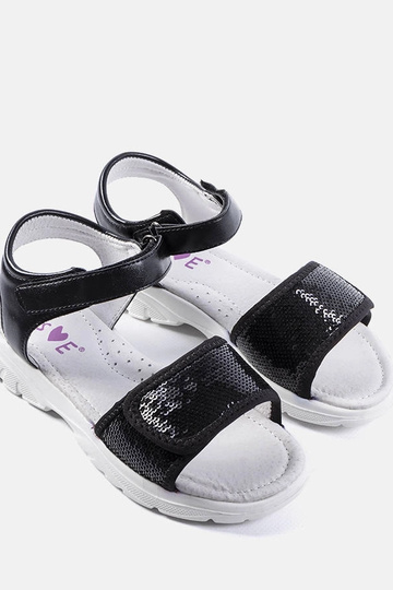 Sandales noires pour enfants Grenier 2
