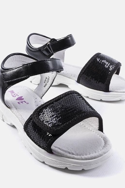 Sandales noires pour enfants Grenier Sandales noires pour enfants Grenier