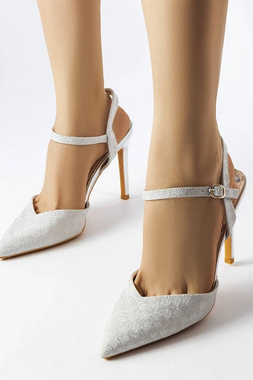 Escarpins Gallia argentés brillants Escarpins Gallia argentés brillants