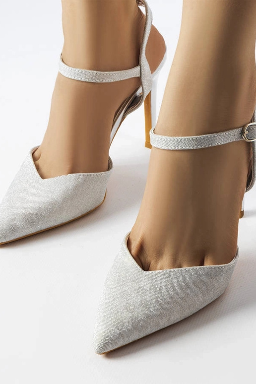 Escarpins Gallia argentés brillants Escarpins Gallia argentés brillants