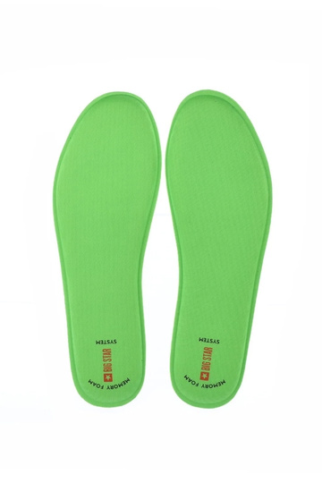 Semelles intérieures vertes, « Big Star Memory Foam »