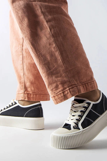 Baskets à plateforme noires... 2