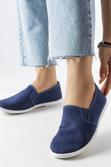 Baskets en tissu bleu... 2