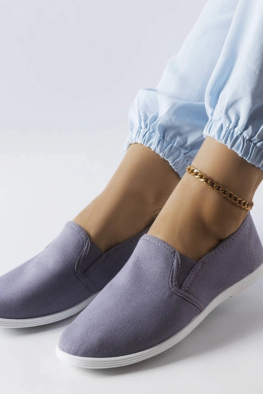 Baskets en tissu gris Quincy Baskets en tissu gris Quincy