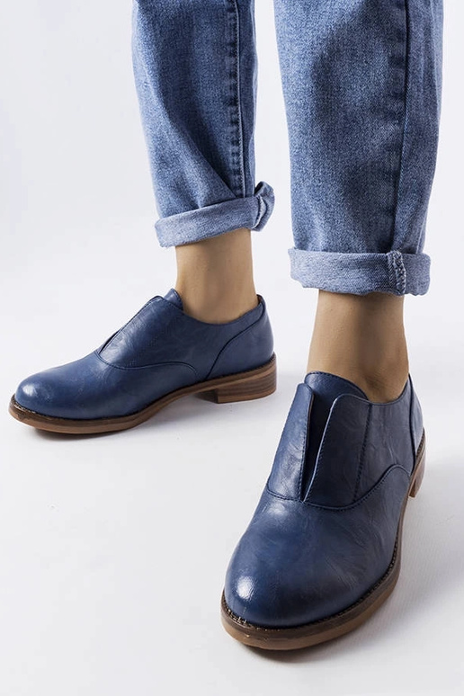 Bottes en simili cuir bleu foncé Burdett Bottes en simili cuir bleu foncé Burdett