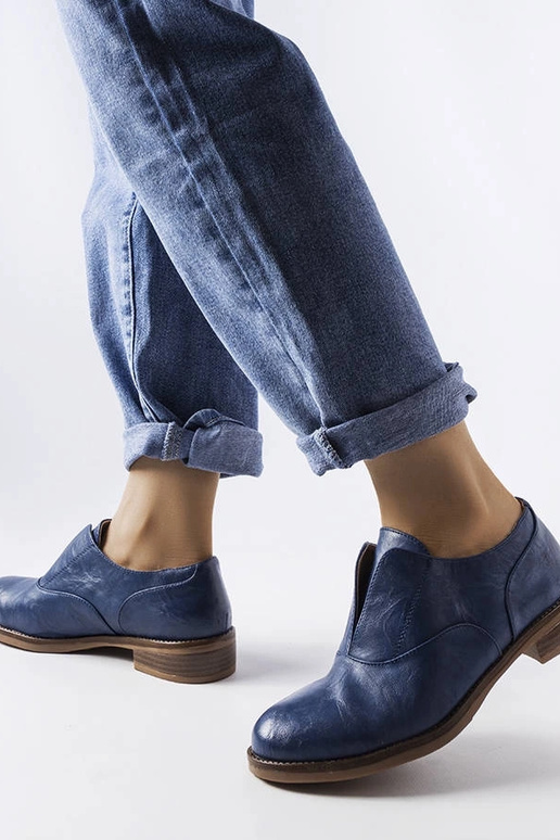 Bottes en simili cuir bleu foncé Burdett Bottes en simili cuir bleu foncé Burdett