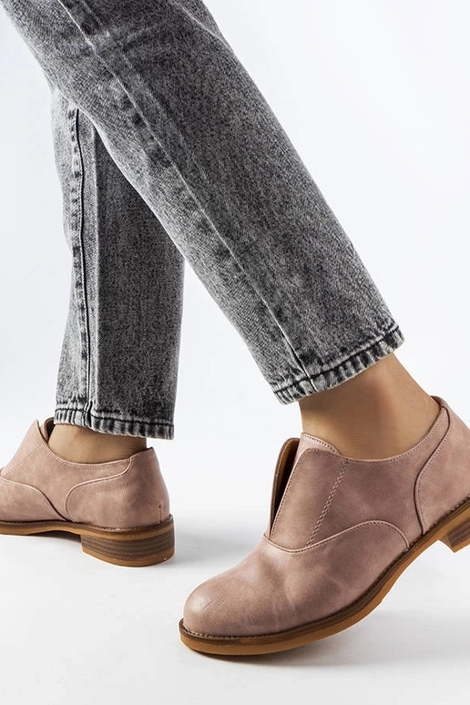 Demi-bottes en simili cuir rose Burdett Demi-bottes en simili cuir rose Burdett