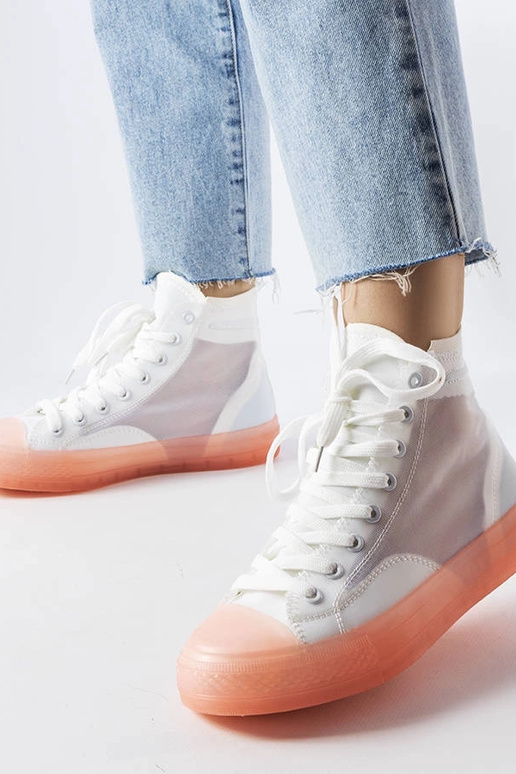 Baskets montantes Nanterre blanches... Baskets montantes Nanterre blanches...