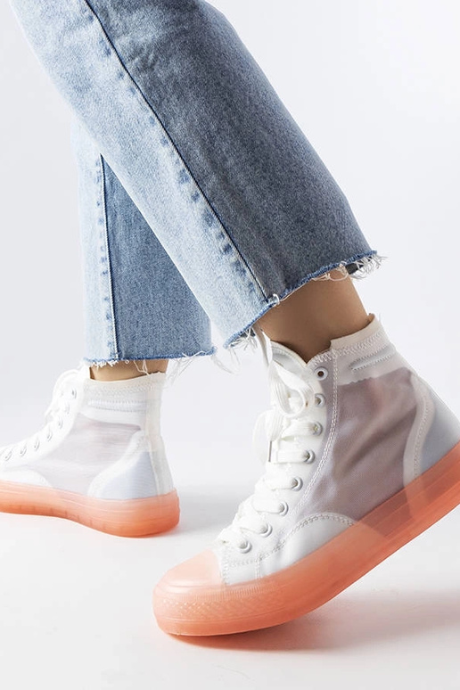 Baskets montantes Nanterre blanches... Baskets montantes Nanterre blanches...