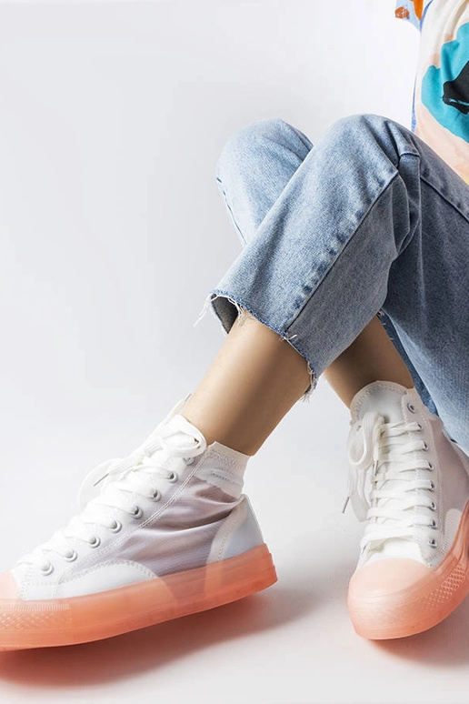 Baskets montantes Nanterre blanches... Baskets montantes Nanterre blanches...