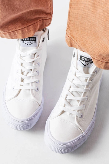Baskets montantes blanches Big Star FF274241 2