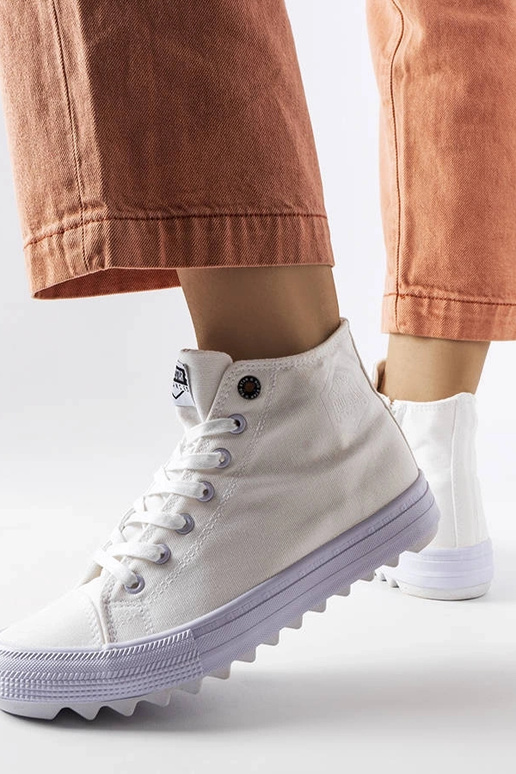 Baskets montantes blanches Big Star... Baskets montantes blanches Big Star...