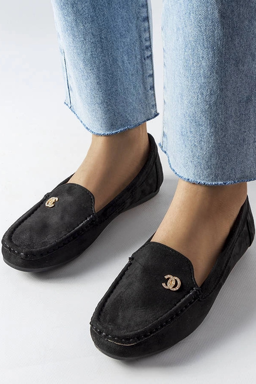 Mocassins noirs pour femmes, «...