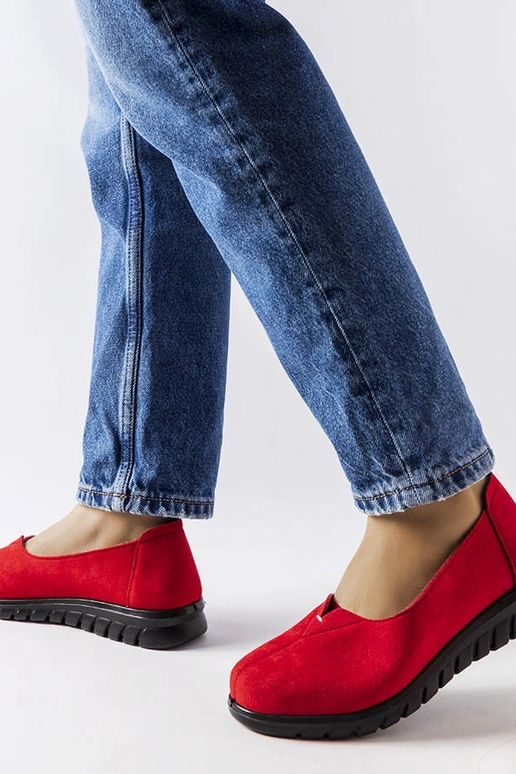 Mocassins légers rouges Kheda Mocassins légers rouges Kheda