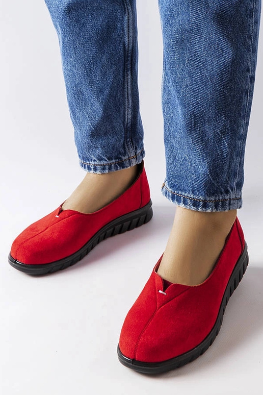 Mocassins légers rouges Kheda Mocassins légers rouges Kheda