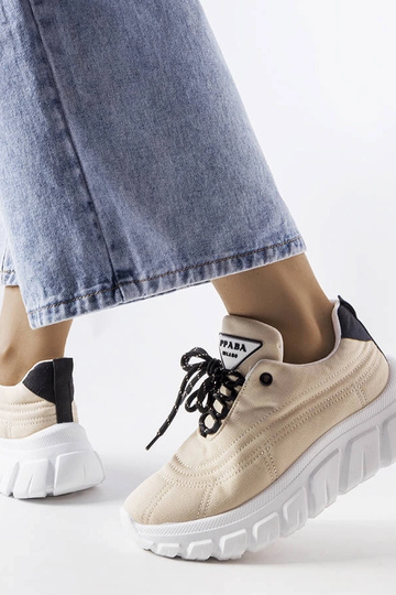 Baskets Aisys beiges 2