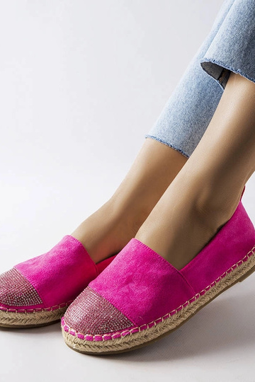 Espadrilles à plateforme Magali rose 2