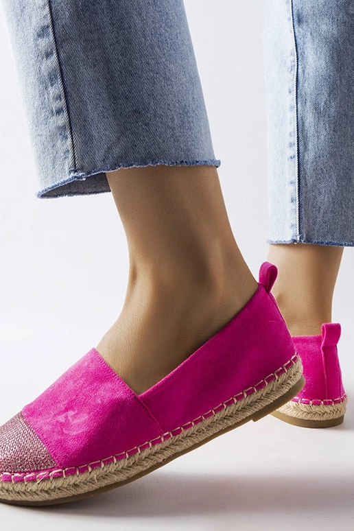 Espadrilles à plateforme Magali rose