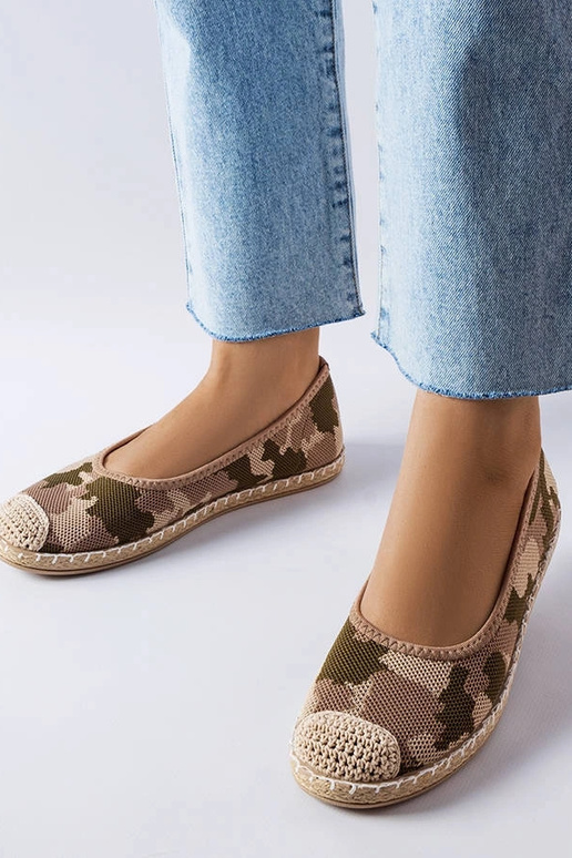 Espadrilles à enfiler vertes Benedum