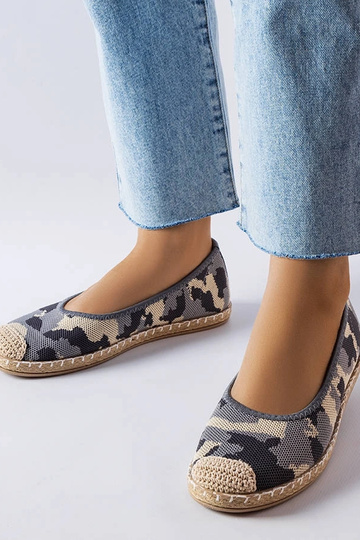 Espadrilles à enfiler Benedum grises