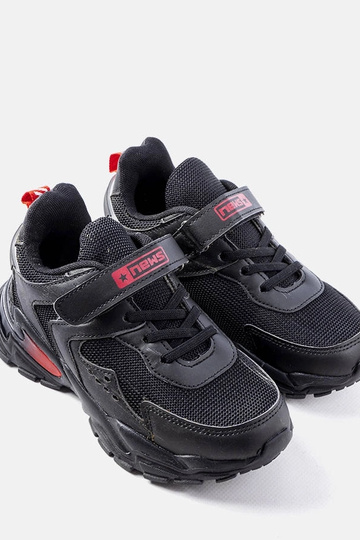 Baskets Velcro Ansel noires 2