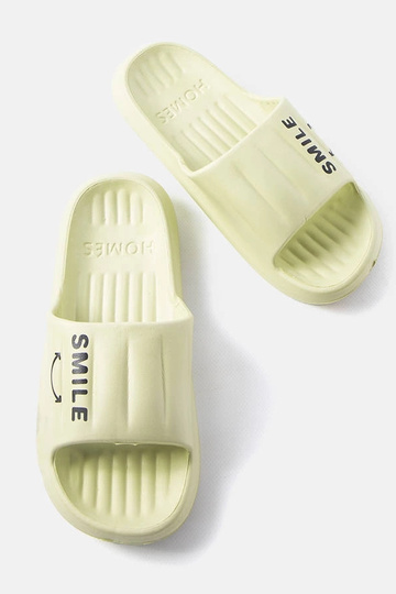 Tongs en mousse verte Smile 2