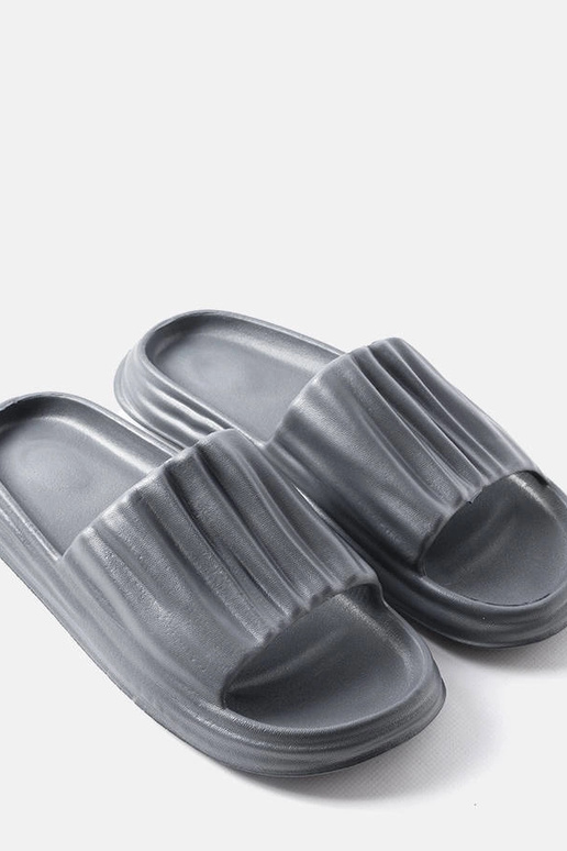 Tongs grises pour hommes Henrichon