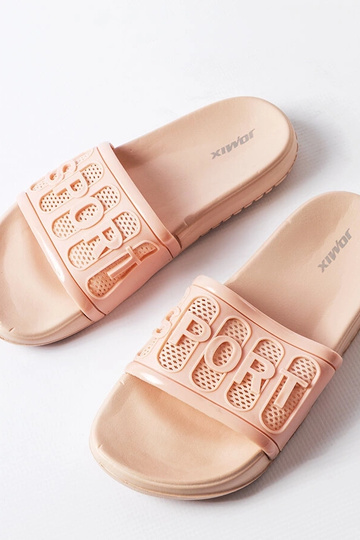 Tongs en caoutchouc rose... 2