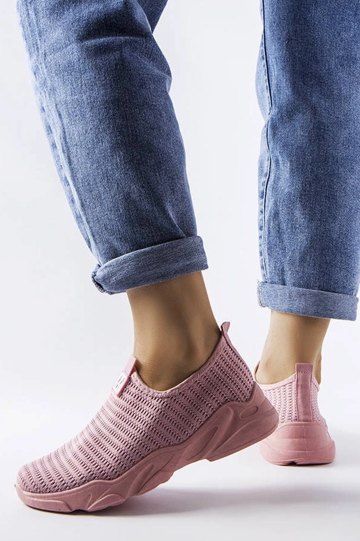 Chaussures de sport roses pour... Chaussures de sport roses pour...