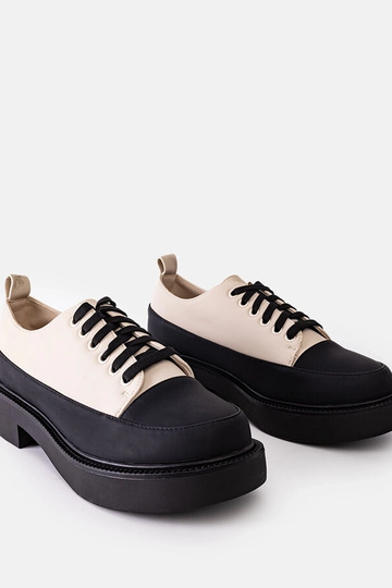 Chaussures plates beiges Merico 2