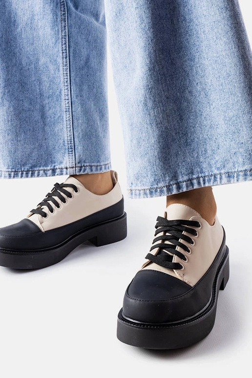 Chaussures plates beiges Merico Chaussures plates beiges Merico