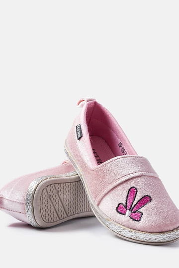 Ballerines en velours rose Patria 2