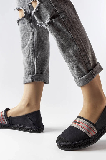 Espadrilles noires Big Star LL274894