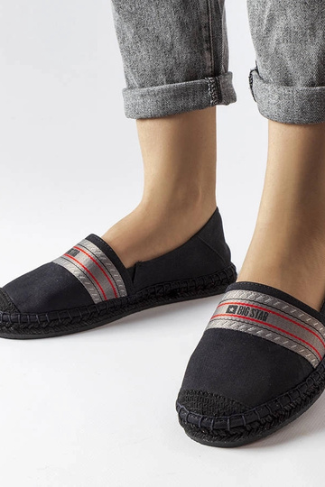 Espadrilles noires Big Star LL274894 2