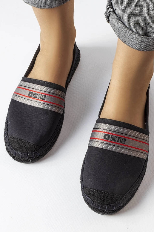 Espadrilles noires Big Star LL274894