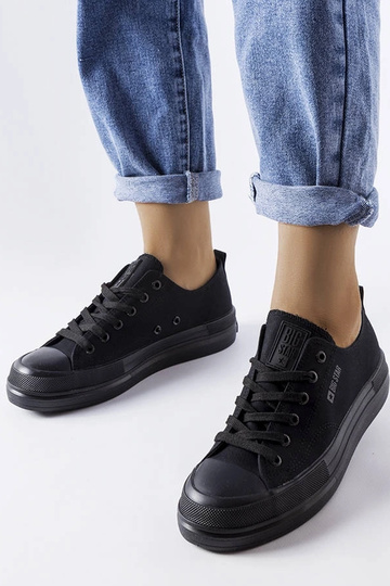 Baskets à plateforme noires Big Star LL274967