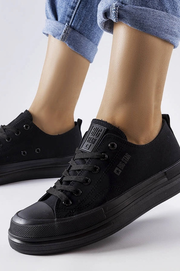 Baskets à plateforme noires Big Star LL274967 2