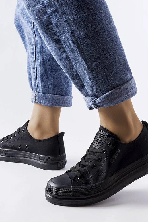 Baskets à plateforme noires Big Star... Baskets à plateforme noires Big Star...