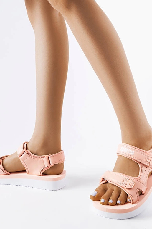 Sandales en mousse rose Big Star...