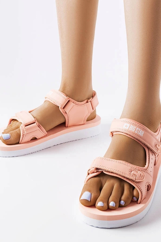 Sandales en mousse rose Big Star...