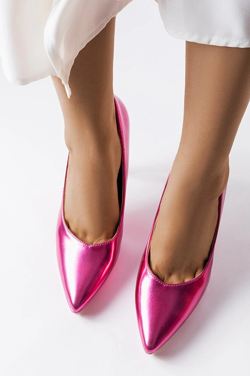 Escarpins miroir roses Kristin