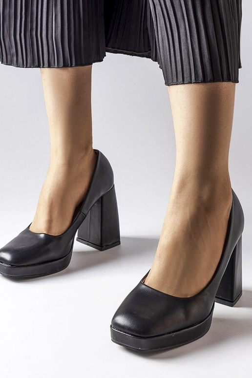 Escarpins à talons hauts noirs Mailly Escarpins à talons hauts noirs Mailly