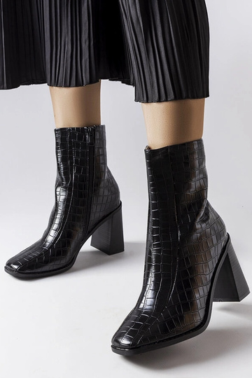 Bottines noires imitation... 2