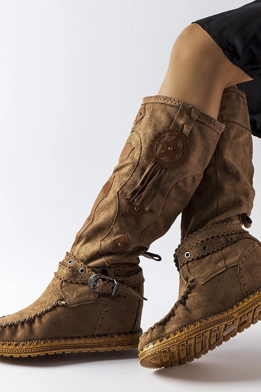 Bottes bohème marron foncé Putignano Bottes bohème marron foncé Putignano