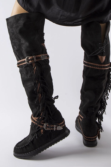 Bottines compensées noires Novella 2