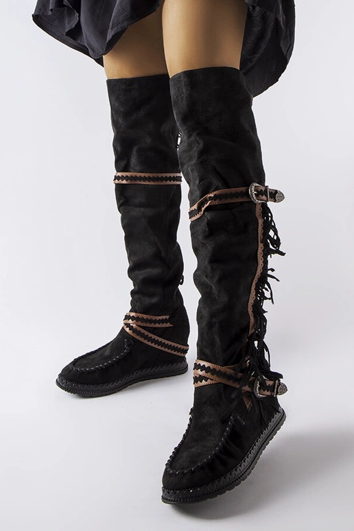 Bottines compensées noires Novella Bottines compensées noires Novella