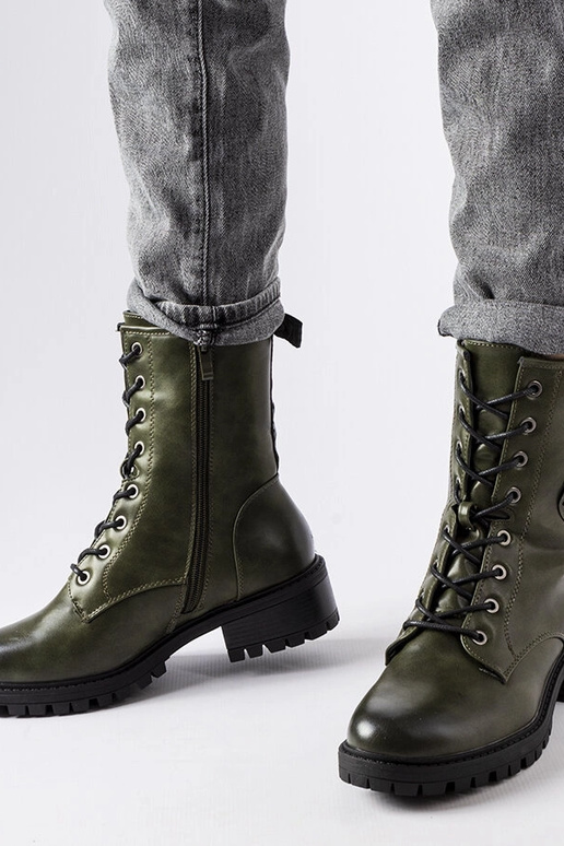 Bottes de trekking vertes d'hiver, «...