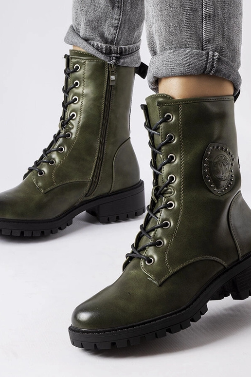 Bottes de trekking vertes d'hiver, «...