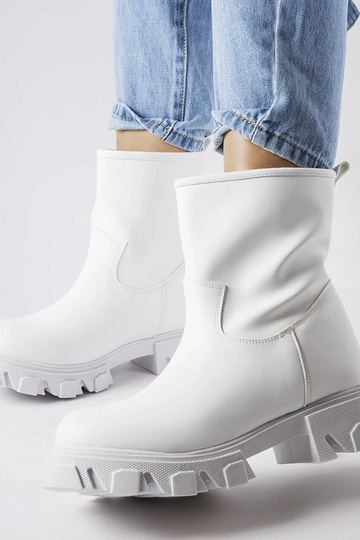 Bottes de travail blanches à enfiler Wuori 2